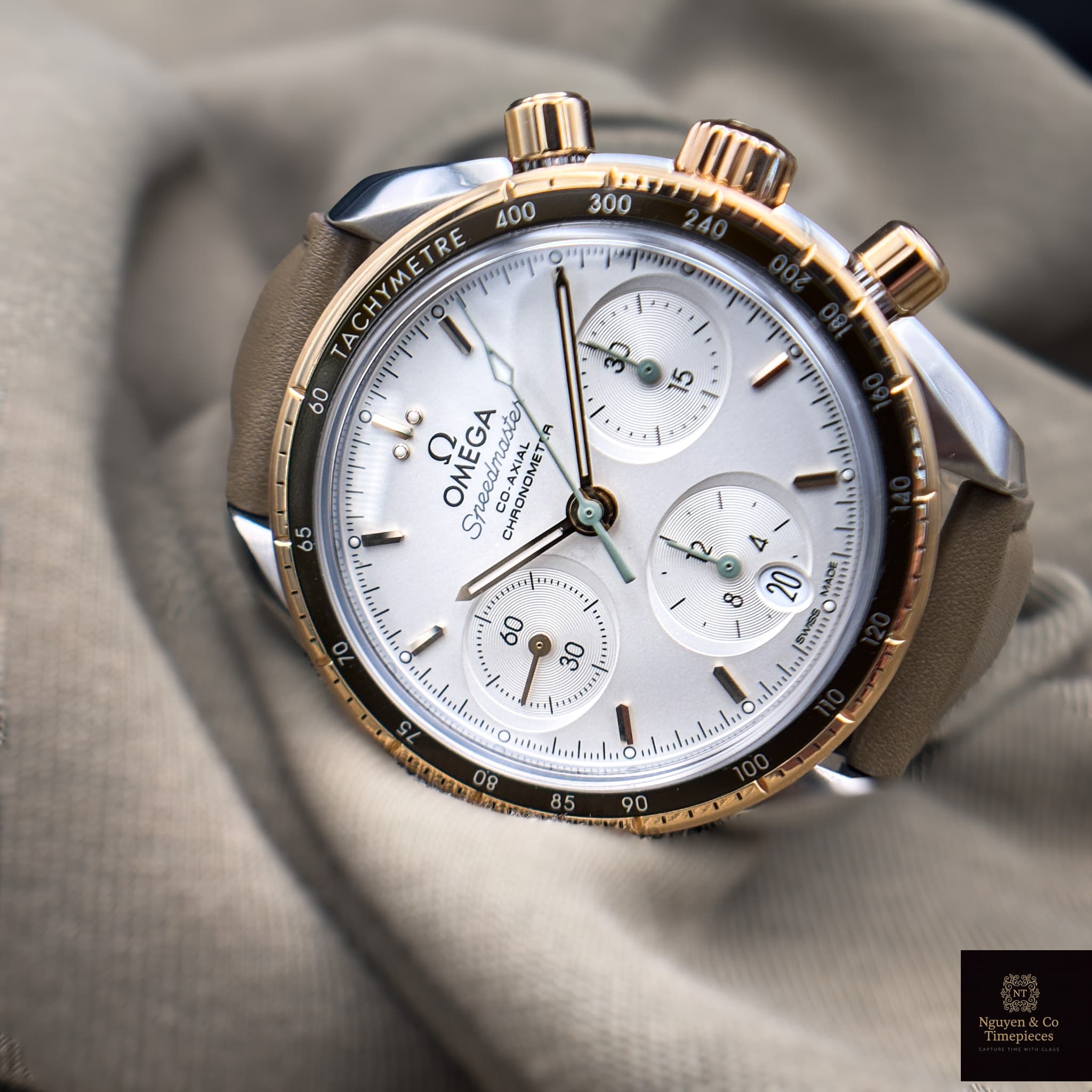 Omega  Speedmaster 38 Co Axial Chronograph