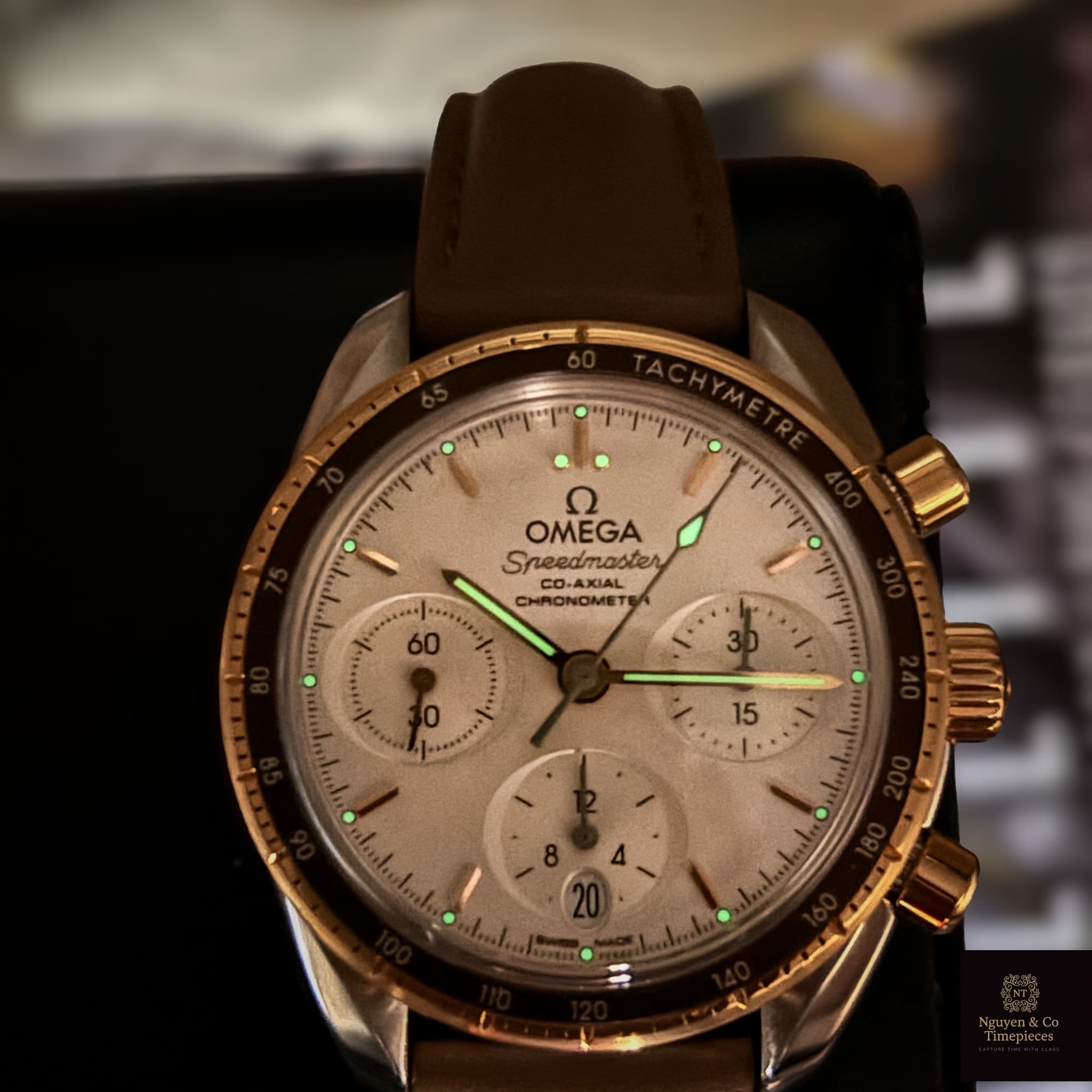 Omega  Speedmaster 38 Co Axial Chronograph