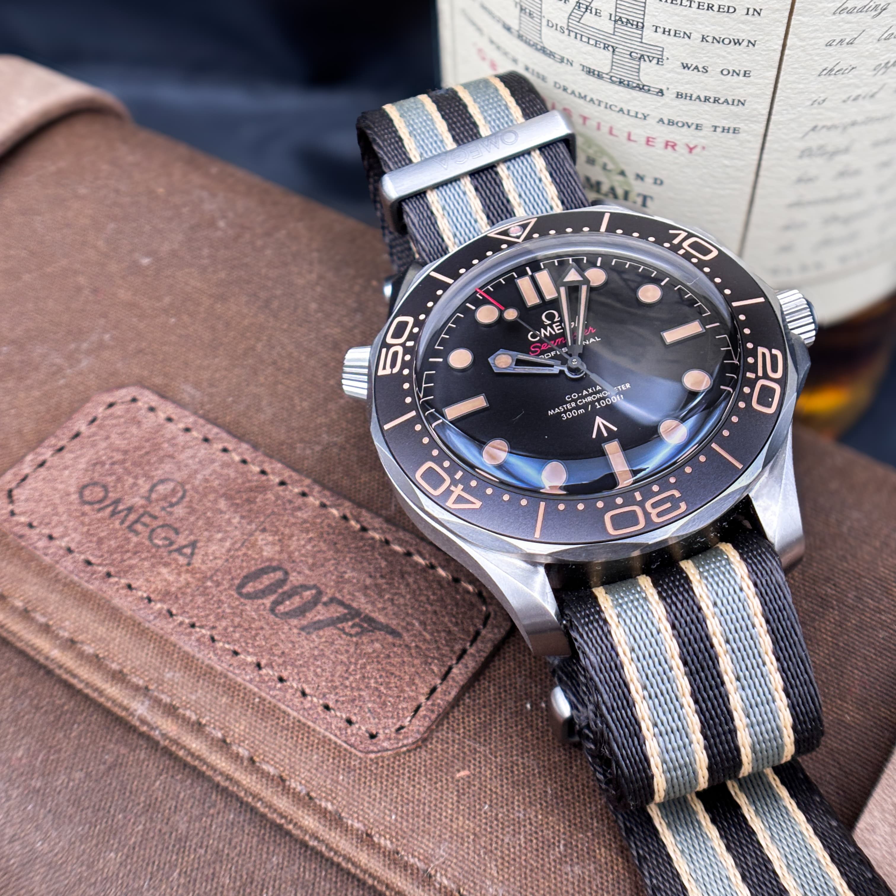 OMEGA Seamaster Diver 300M NTTD NATO Strap