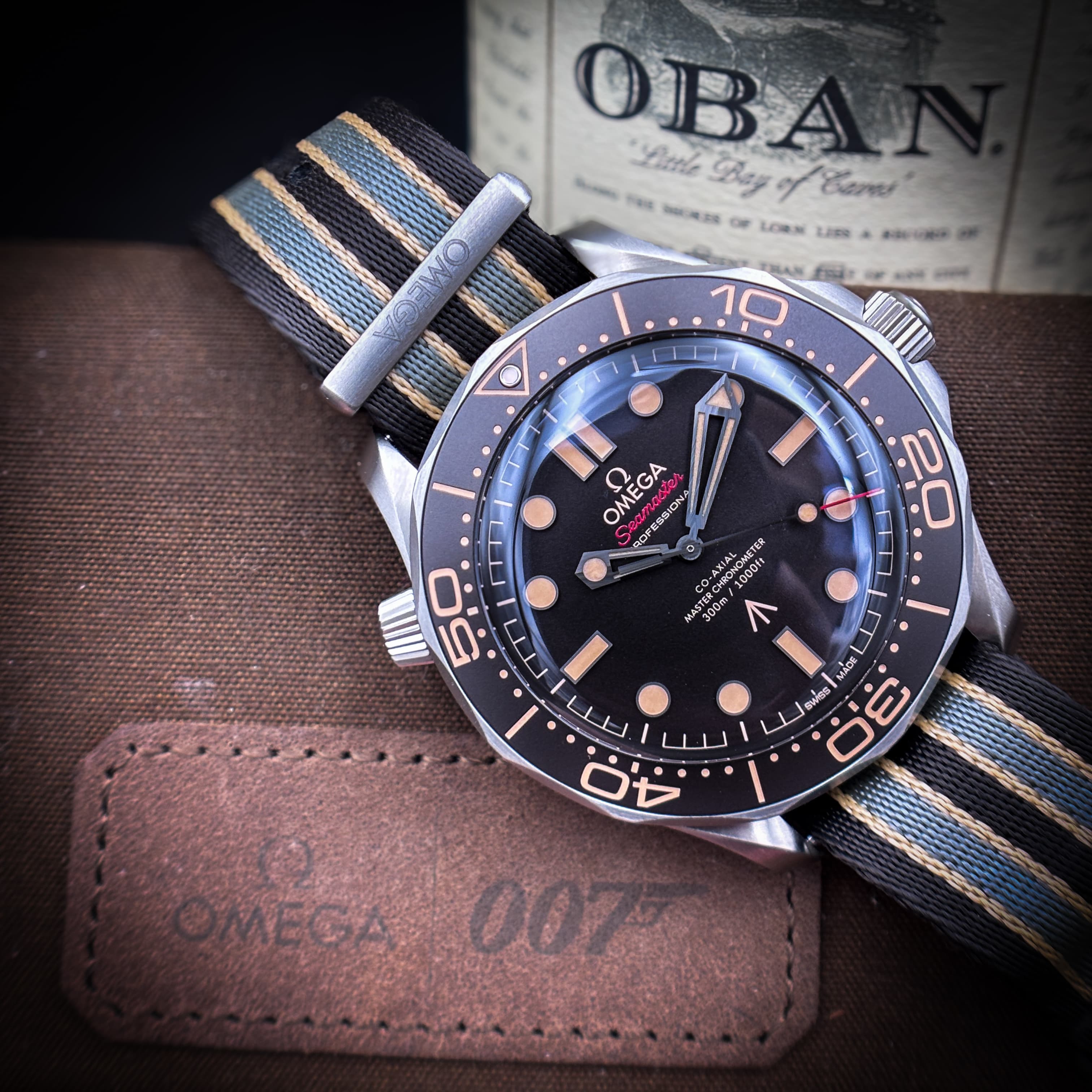 OMEGA Seamaster Diver 300M NTTD NATO Strap